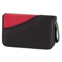 Hama  Dynamic  CD Wallet 64, black/red (00033866)